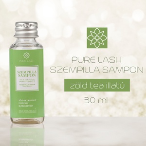 szempillasampon - zöld tea illatú 30 ml, Szépségápolás, Testápolás, Speciális bőrápolás, Kozmetikum készítés, MESKA