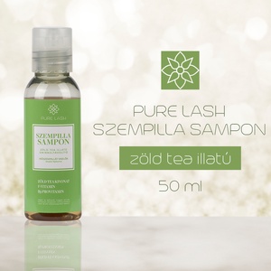 szempillasampon - zöld tea illatú 30 ml - szépségápolás - testápolás - speciális bőrápolás - Meska.hu