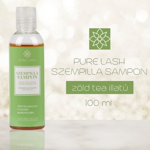 szempillasampon - zöld tea illatú 30 ml - szépségápolás - testápolás - speciális bőrápolás - Meska.hu