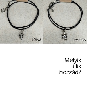 Nyaklánc állatos fém medállal - ékszer - nyaklánc - medálos nyaklánc - Meska.hu