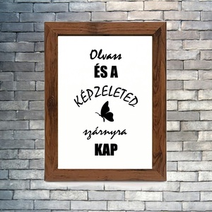 Könyves home decor nyomtatható poszter - többféle - művészet - grafika & illusztráció - digitális - Meska.hu