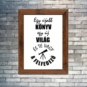 Könyves home decor nyomtatható poszter - többféle - művészet - grafika & illusztráció - digitális - Meska.hu