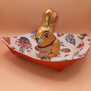 Textil dekor tál, Ünnepi díszek, dekorációk, Húsvéti díszek és dekorációk, Húsvéti asztaldíszek, , MESKA