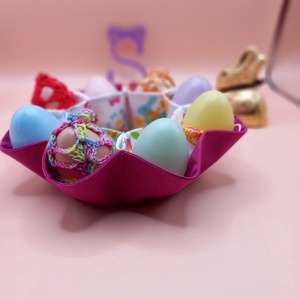 Textil  húsvéti tojás tartó tál, Otthon & Életmód, Dekoráció, Asztal és polc dekoráció, Asztaldísz, Varrás, MESKA