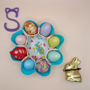 Textil  húsvéti tojás tartó tál, Otthon & Életmód, Dekoráció, Asztal és polc dekoráció, Asztaldísz, Varrás, MESKA