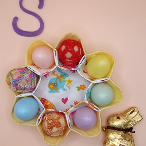 Textil  húsvéti tojás tartó tál - otthon & életmód - dekoráció - asztal és polc dekoráció - asztaldísz - Meska.hu