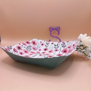 Textil dekor tál, Otthon & Életmód, Dekoráció, Asztal és polc dekoráció, Asztaldísz, Varrás, MESKA