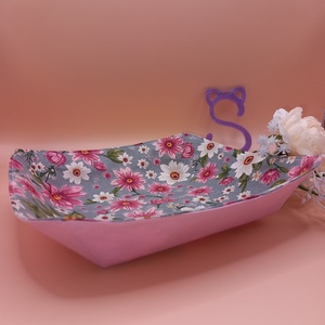 Textil dekor tál, Otthon & Életmód, Dekoráció, Asztal és polc dekoráció, Asztaldísz, Varrás, MESKA