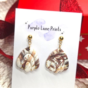 Polimer agyag elegáns fülbevaló - ékszer - fülbevaló - fülékszer - Meska.hu