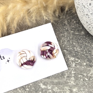 Polimer agyag elegáns fülbevaló, Ékszer, Fülbevaló, Fülékszer, Ékszerkészítés, MESKA