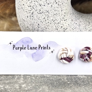 Polimer agyag elegáns fülbevaló - ékszer - fülbevaló - fülékszer - Meska.hu