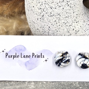 Polimer agyag elegáns fülbevaló - ékszer - fülbevaló - fülékszer - Meska.hu