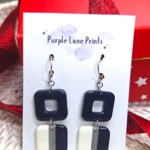 Polimer agyag elegáns fülbevaló - ékszer - fülbevaló - fülékszer - Meska.hu