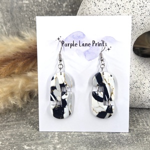 Polimer agyag elegáns fülbevaló - ékszer - fülbevaló - fülékszer - Meska.hu