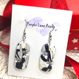 Polimer agyag elegáns fülbevaló - ékszer - fülbevaló - fülékszer - Meska.hu