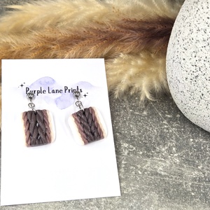 Polimer agyag elegáns fülbevaló - ékszer - fülbevaló - fülékszer - Meska.hu