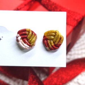 Polimer agyag elegáns fülbevaló - ékszer - fülbevaló - fülékszer - Meska.hu