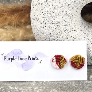 Polimer agyag elegáns fülbevaló - ékszer - fülbevaló - fülékszer - Meska.hu