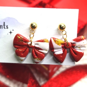 Polimer agyag elegáns fülbevaló - ékszer - fülbevaló - fülékszer - Meska.hu