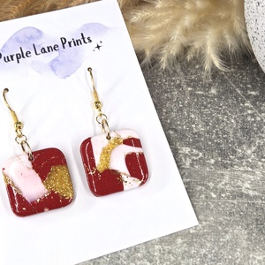 Nemesacél elegáns fülbevaló - Meska.hu