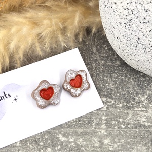 Nemesacél elegáns fülbevaló - Meska.hu