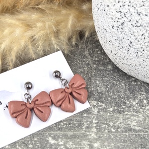 Nemesacél elegáns fülbevaló - Meska.hu