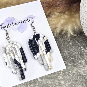 Nemesacél elegáns fülbevaló - Meska.hu