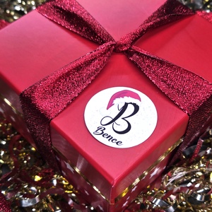 Egyedi, névreszóló karácsonyi matrica / 24db címke / ajándék cédula / Christmas sticker - otthon & életmód - papír, írószer - matrica, matrica csomag - Meska.hu