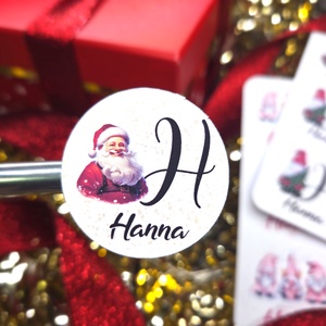 Egyedi, névreszóló karácsonyi matrica / 24db címke / ajándék cédula / Christmas sticker, Otthon & Életmód, Papír, írószer, Matrica, matrica csomag, Fotó, grafika, rajz, illusztráció, MESKA