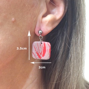 Nemesacél elegáns fülbevaló - ékszer - fülbevaló - fülékszer - Meska.hu