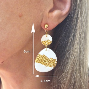 Nemesacél elegáns fülbevaló - ékszer - fülbevaló - fülékszer - Meska.hu