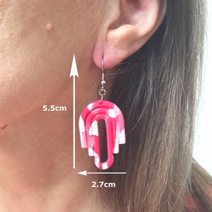 Nemesacél elegáns fülbevaló - ékszer - fülbevaló - fülékszer - Meska.hu