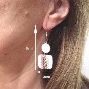 Nemesacél elegáns fülbevaló - ékszer - fülbevaló - fülékszer - Meska.hu