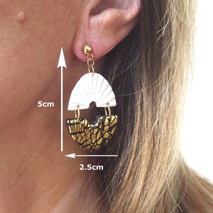 Nemesacél elegáns fülbevaló - ékszer - fülbevaló - fülékszer - Meska.hu