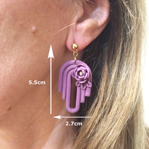 Nemesacél elegáns fülbevaló - ékszer - fülbevaló - fülékszer - Meska.hu