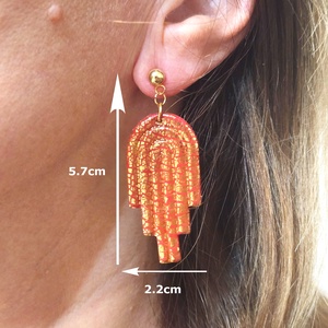 Nemesacél elegáns fülbevaló - ékszer - fülbevaló - fülékszer - Meska.hu