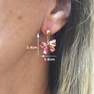 Nemesacél elegáns fülbevaló - ékszer - fülbevaló - fülékszer - Meska.hu