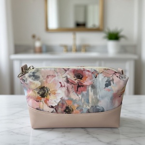 Tavaszi virágos  neszeszer , Táska & Tok, Neszesszer, Varrás, MESKA