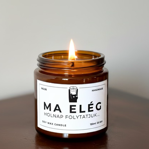 Ma elég szójagyertya, Kellékek & szerszámok, Dekorációs kellékek, Dekorációs gyertya, Gyertya-, mécseskészítés, MESKA