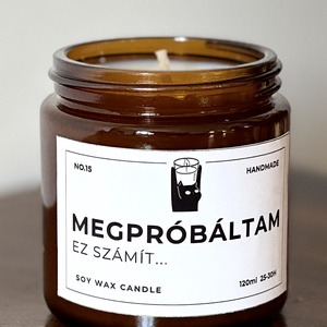 Megpróbáltam 100% szójagyertya  - otthon & életmód - gyertya, illat, aroma - gyertya - Meska.hu