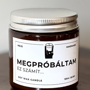 Megpróbáltam 100% szójagyertya  - otthon & életmód - gyertya, illat, aroma - gyertya - Meska.hu