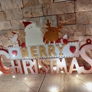 Epoxy karácsonyi felirat, Karácsony, Karácsonyi lakásdekoráció, Karácsonyi lakásdíszek, Mindenmás, MESKA