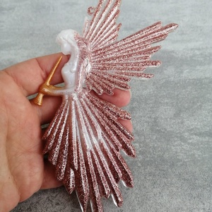 Karácsonyi angyaldísz epoxy gyantából , Karácsony, Karácsonyi lakásdekoráció, Karácsonyfadíszek, Mindenmás, MESKA