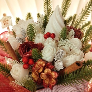 Karácsonyi ajándékbox epoxy gyantából , Karácsony, Karácsonyi lakásdekoráció, Karácsonyi lakásdíszek, Mindenmás, MESKA