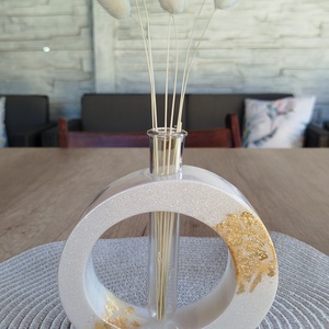 Váza epoxy gyantából  - otthon & életmód - dekoráció - virágdísz és tartó - váza - Meska.hu