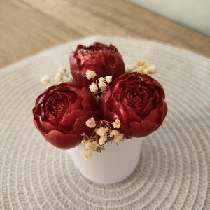 Epoxy gyantából készült mini boxok Valentin-napra - otthon & életmód - virágdekoráció - virágdíszek - asztali virágdísz - Meska.hu