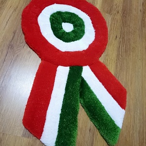 Kokárda szőnyeg, Otthon & Életmód, Lakástextil, Szőnyeg, Más típusú szőnyeg, Varrás, MESKA