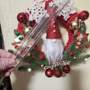 Karácsonyi kopogtató - karácsony - karácsonyi lakásdekoráció - karácsonyi ajtódíszek - Meska.hu