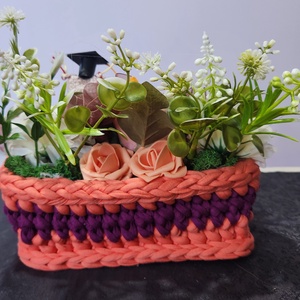 Virágkosárka - otthon & életmód - dekoráció - virágdísz és tartó - virágbox, virágdoboz - Meska.hu