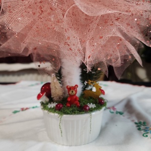 Karácsonyi asztaldísz - karácsony - karácsonyi lakásdekoráció - ünnepi asztaldekoráció - Meska.hu